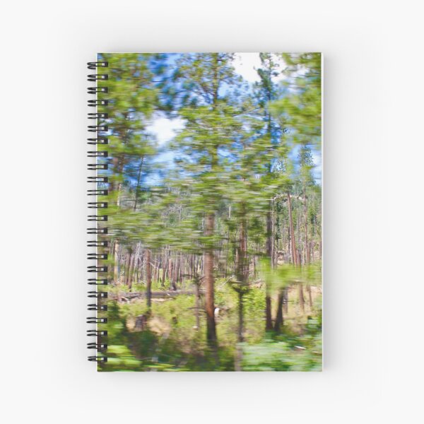 Tree Blur Spiral Notebook