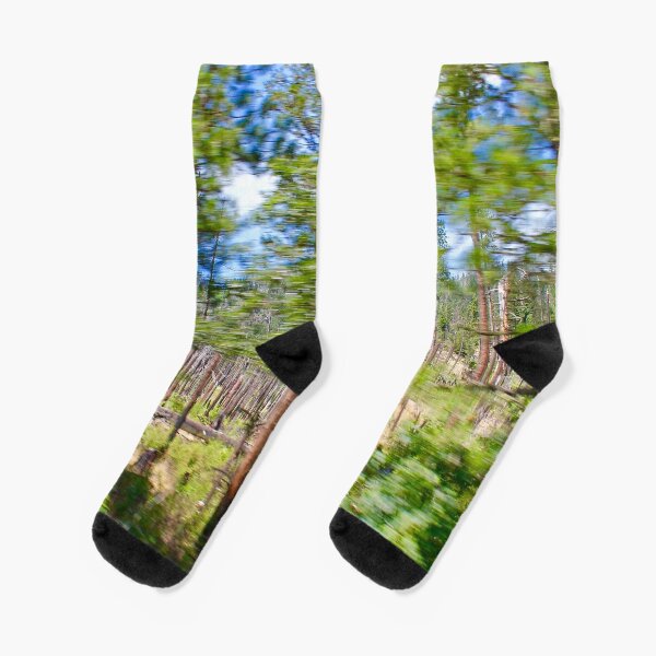 Tree Blur Socks