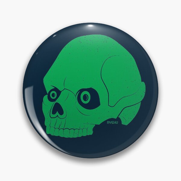 Item preview, Distinctive Green Skull designed and sold by RYSHU.