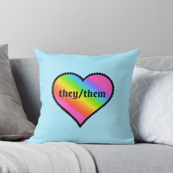 Item preview, pronoun heart (they/them) designed and sold by disco dottie.