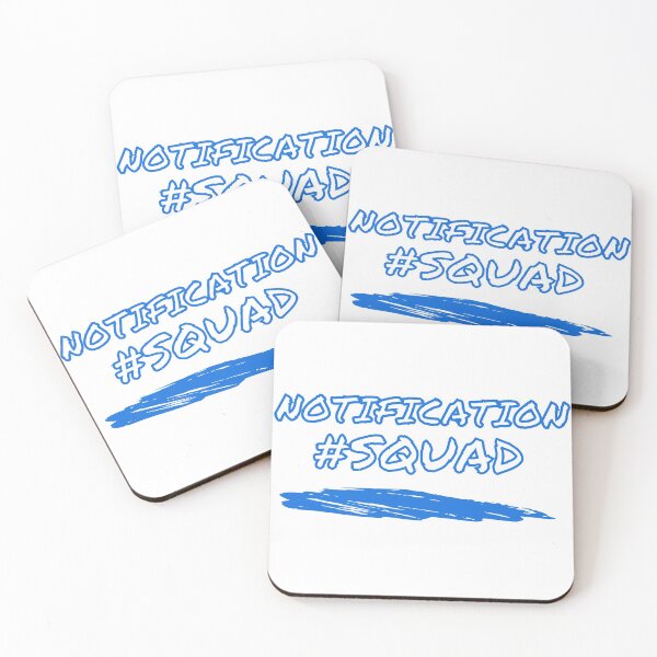 Item preview, Notification Squad Blue for Social Media  designed and sold by CharWilcox.