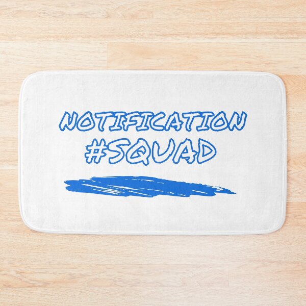 Item preview, Notification Squad Blue for Social Media  designed and sold by CharWilcox.