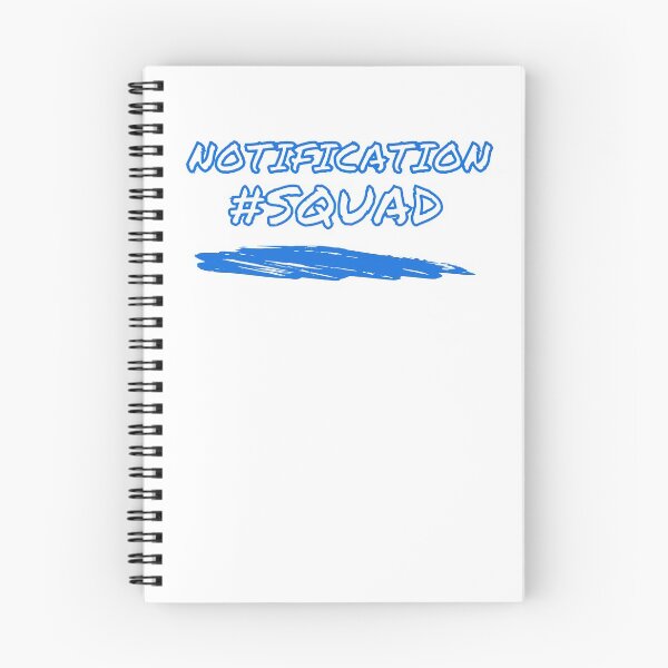 Item preview, Notification Squad Blue for Social Media  designed and sold by CharWilcox.