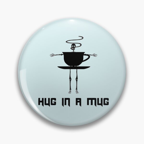 Item preview, Skeleton Hug Coffee Halloween Funny designed and sold by Shujii.