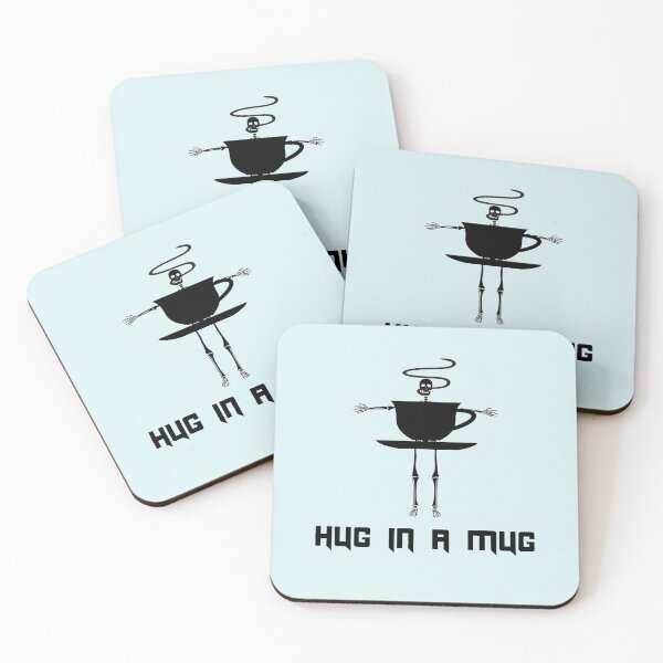 Item preview, Skeleton Hug Coffee Halloween Funny designed and sold by Shujii.