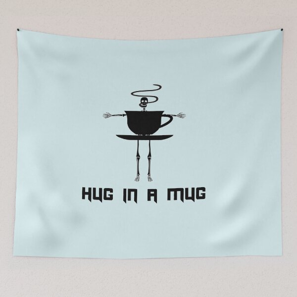 Item preview, Skeleton Hug Coffee Halloween Funny designed and sold by Shujii.
