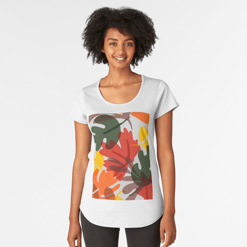 Vista previa del artículo con la obra «Camiseta premium de cuello ancho», diseñado y vendido por CovoStudio.