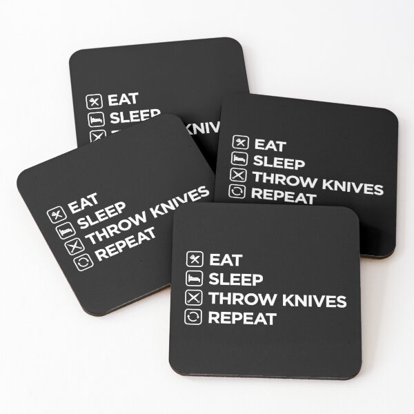 Item preview, Eat Sleep Throw Knives Repeat product designed and sold by jakehughes2015.
