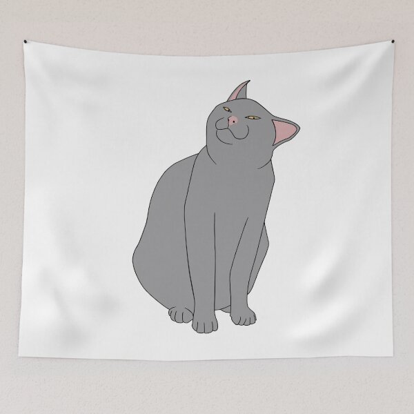 Item preview, SMUG GREY CAT MEME designed and sold by gin3art.