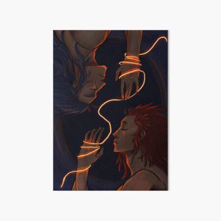 Vista previa del artículo con la obra «Cuerda invisible», diseñado y vendido por QarrotCake.