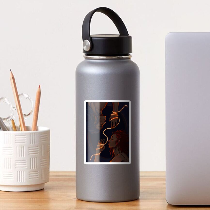 Vista previa del artículo con la obra «Pegatina brillante», diseñado y vendido por QarrotCake.