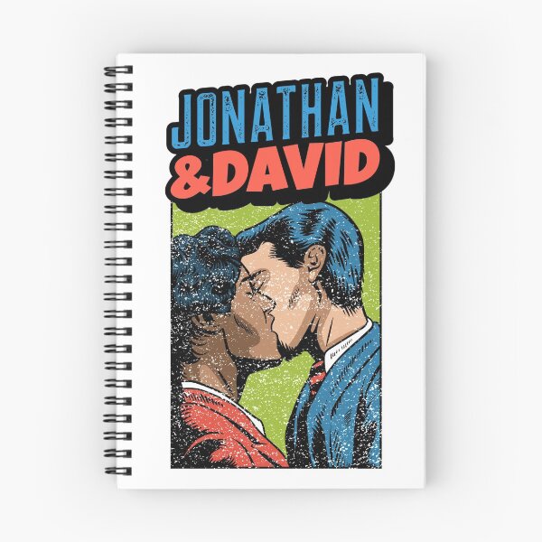 Item preview, Jonathan y David: ¡la pareja gay más linda de la Biblia! Humor judío designed and sold by Amber Dove Studio.