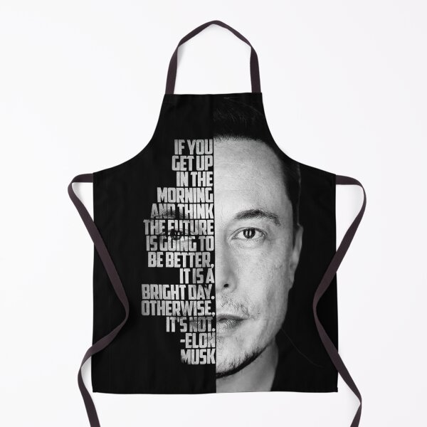 Artikelvorschau, Inspirierendes Zitat des Schwarzweiss-Elon Musk entworfen und verkauft von Enea Kelo.