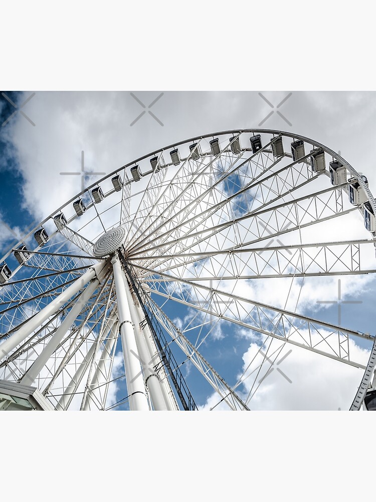 The Wheels In The Sky Keep On Turning "The Ferris Wheel in The Sky Keeps on Turning" Poster by JLPhotographer