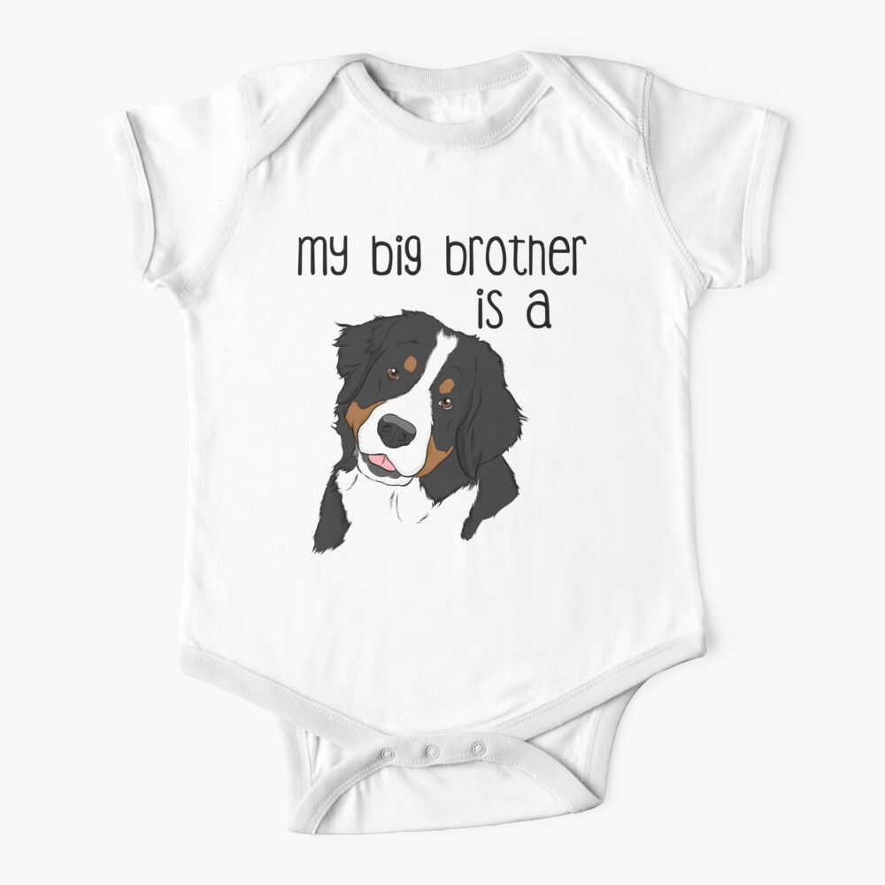 My Big Brother - Bernese Mt. Dog Baby One-Piece