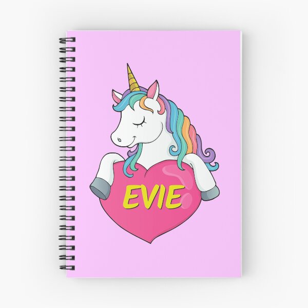 Item preview, Evie Personalized Cute Unicorn Heart designed and sold by Suphiss.