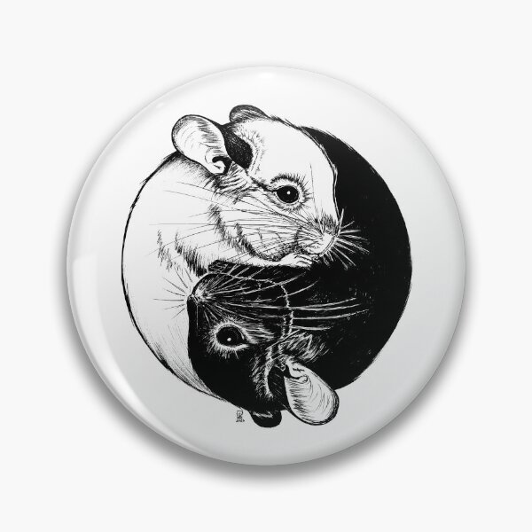 Aperçu de l'œuvre Le chinchilla chinois Yin Yang créée et vendue par camarocaro.