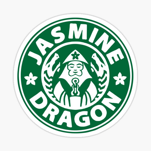 Vista previa del artículo con la obra «JASMINE DRAGON LOGO», diseñado y vendido por CHVRDesing.