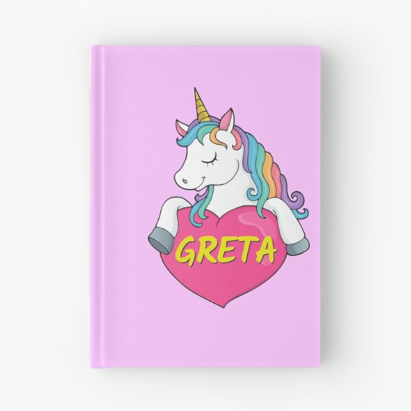 Item preview, Greta Personalized Cute Unicorn Heart designed and sold by Suphiss.
