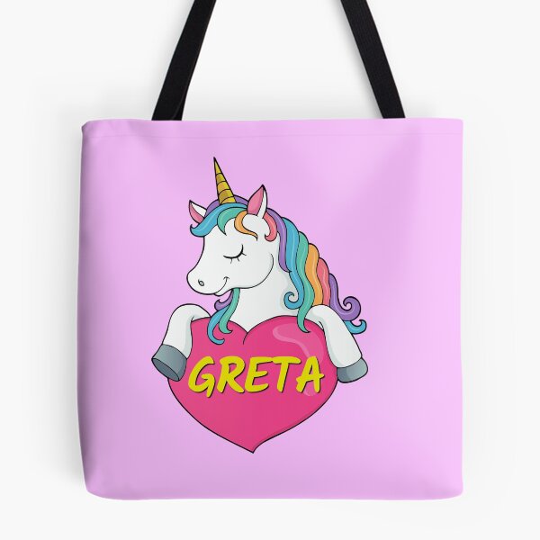 Item preview, Greta Personalized Cute Unicorn Heart designed and sold by Suphiss.
