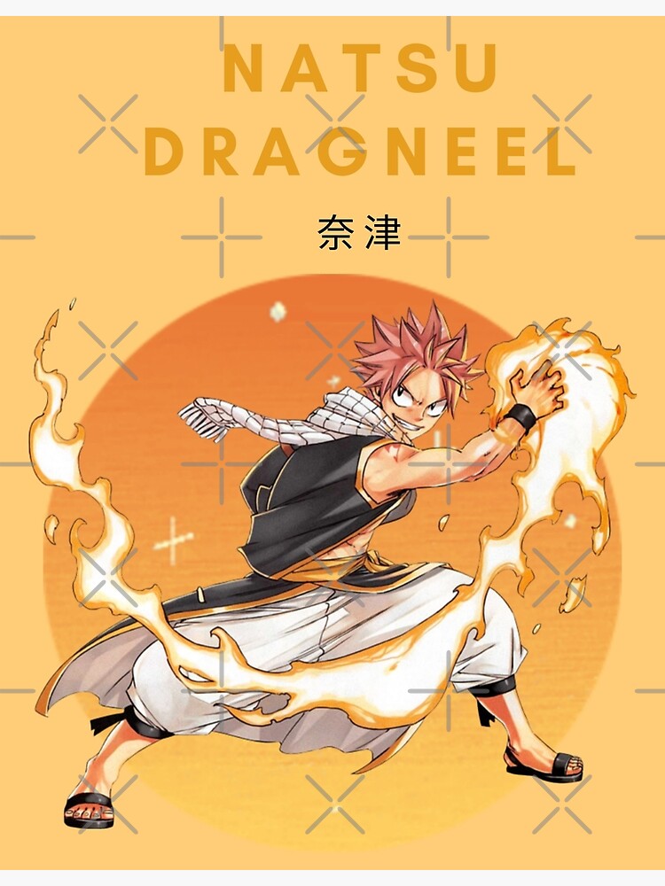 Natsu Dragneel Fairytail | Dragon ball Tshirt | Greeting Card