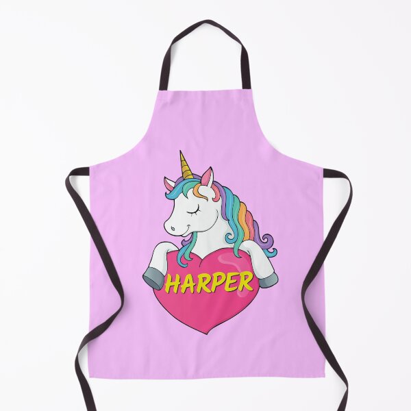 Item preview, Harper Personalized Cute Unicorn Heart designed and sold by Suphiss.
