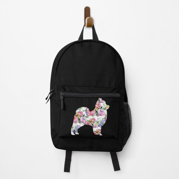 Item preview, Pomeranian Watercolor flowers designed and sold by PrettyPittie Shop.
