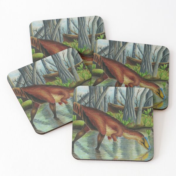 Item preview, Saurophaganax Drinking designed and sold by AriaPaleoart.