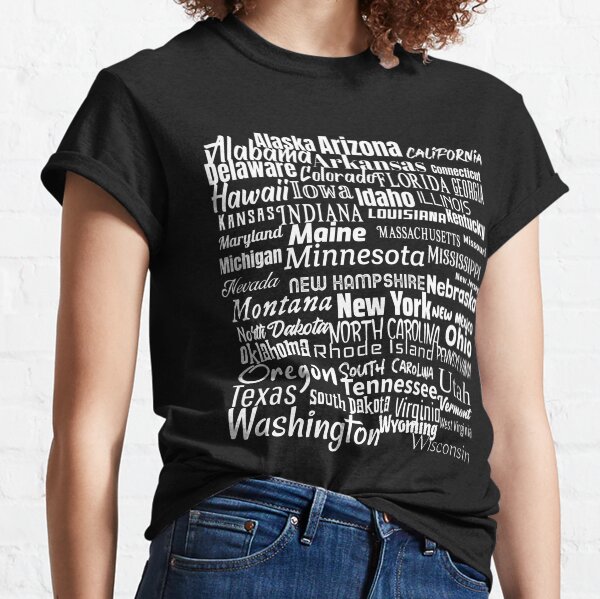 50 American States Classic T-Shirt