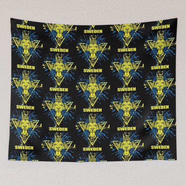Item preview, Sweden flag with lion designed and sold by Mila1946.