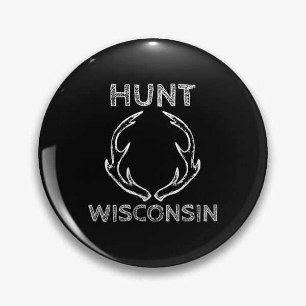 Item preview, Hunt Wisconsin Deer Hunting Antler design designed and sold by jakehughes2015.