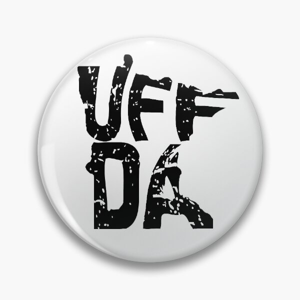 Item preview, UFF DA Minnesota shape text  designed and sold by starkle.