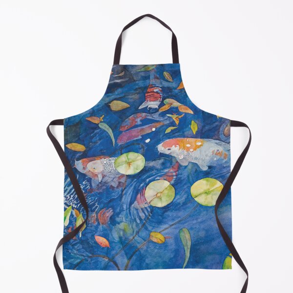 Item preview, Kodama Koi Pond Watercolor designed and sold by Gayle Mahoney.