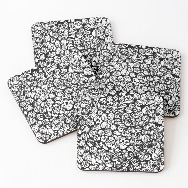 Item preview, Skulls White Print designed and sold by HorrorEggs.