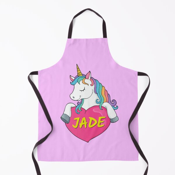 Item preview, Jade Personalized Cute Unicorn Heart designed and sold by Suphiss.