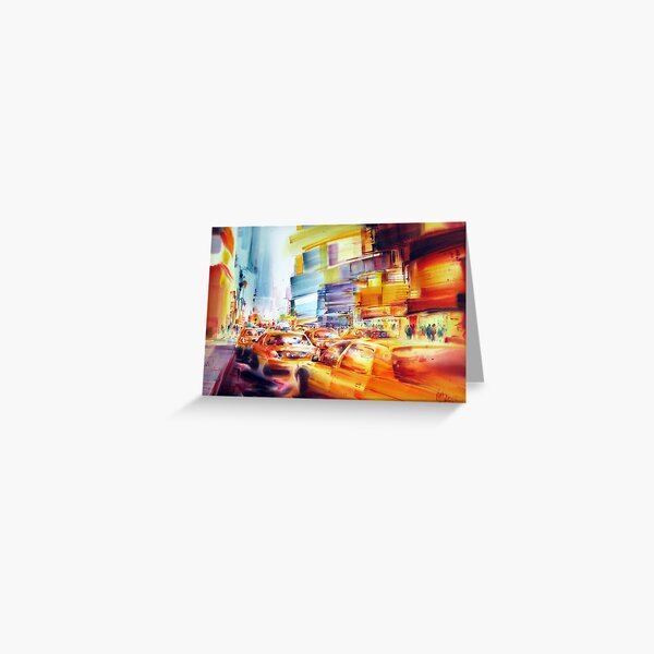 Time Square Greeting Card