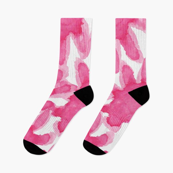 Item preview, Pink pastel tropical plants - watercolours, pattern, abstract designed and sold by JellyBeenzz.