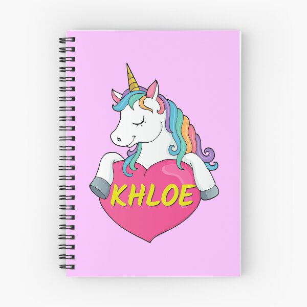 Item preview, Lindo corazón de unicornio personalizado de Khloe designed and sold by Suphiss.