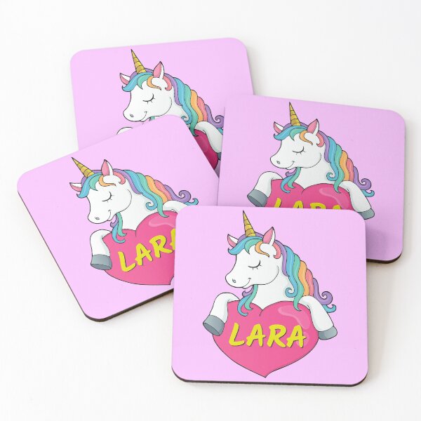 Item preview, Lara Personalized Cute Unicorn Heart designed and sold by Suphiss.