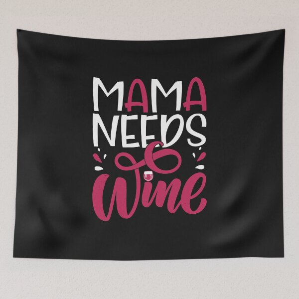 Item preview, Funny Hen Party Mama Needs Wine |  designed and sold by ShirtStar0815.