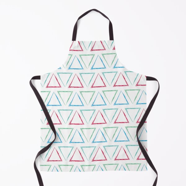 Item preview, Triangular Peaks Pattern - Teal, Green, Red, & Blue #546 designed and sold by Natural Collective.