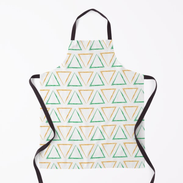 Item preview, Triangular Peaks Pattern - Orange & Green #791 designed and sold by Natural Collective.