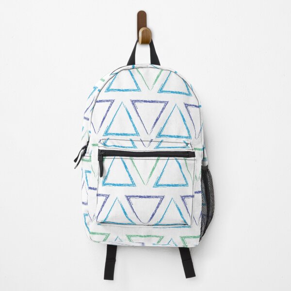 Item preview, Triangular Peaks Pattern - Blue, Green & Purple #184 designed and sold by Natural Collective.