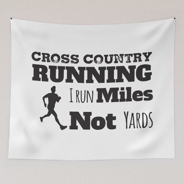 Item preview, Cross Country Running I Run Miles Not Yards designed and sold by 4AllTimes.