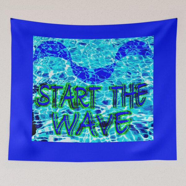 Item preview, Start The Wave Watery Graphic designed and sold by EdwardMonet.