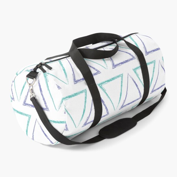 Item preview, Triangular Peaks Pattern - Purple & Teal #425 designed and sold by Natural Collective.