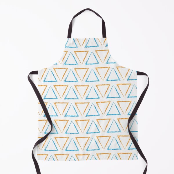 Item preview, Triangular Peaks Pattern - Orange & Blue #332 designed and sold by Natural Collective.