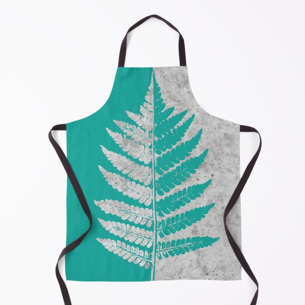 Item preview, Natural Outlines - Fern Teal & Concrete #180 designed and sold by Natural Collective.
