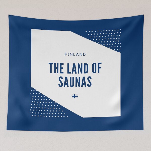 Item preview, Finland the Land of Saunas designed and sold by TheJoeyStudio.