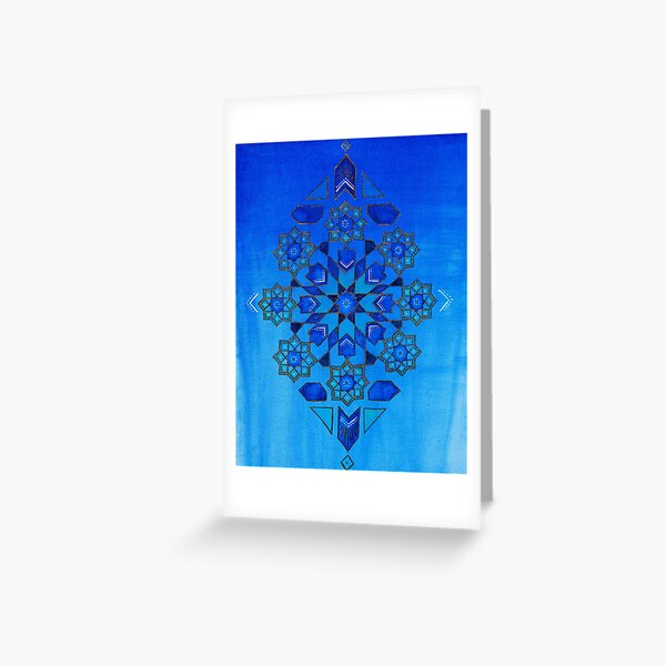 Item preview, Blue moroccan tiles designed and sold by Carolin Bentbib.